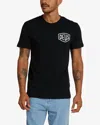 DEUS EX MACHINA MEN'S CAMPERDOWN AUSTRALIA ADDRESS TEE IN BLACK