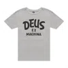 Deus Ex Machina Men's Curvy Tee In Grey In Grey