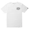 Deus Ex Machina Venice Address Tee In White In White