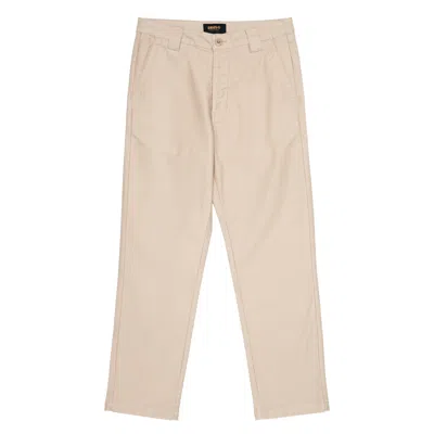 Deus Ex Machina Men's Trousers  Hank Whipcord Khaki In Beige