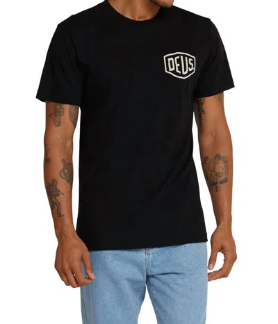 Deus Ex Machina Venice Address Tee In Black