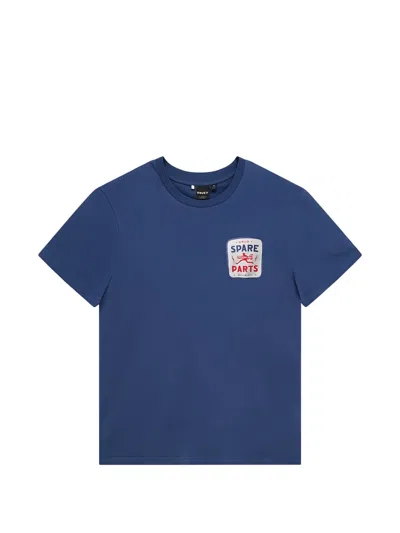Deus Ex Machina Mudflap Graphic-print T-shirt In Blue