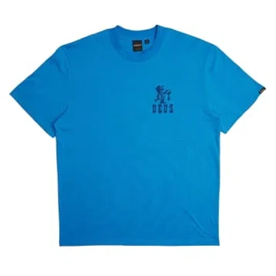 Deus Ex Machina Old Town Short-sleeved T-shirt (french Blue)
