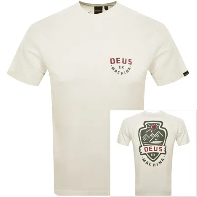 Deus Ex Machina Old Town T Shirt Off White In Neutral