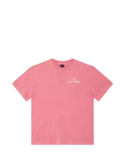 Deus Ex Machina Out Of Reach Graphic-print T-shirt In Pink