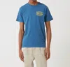 Deus Ex Machina Premium Venice Tee In Dark Blue Marl In Multi
