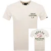 Deus Ex Machina Quickbeak T Shirt Off White In Multi