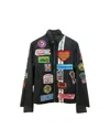 Deus Ex Machina Rainforests Patchwork Jacket In Black