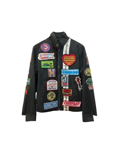 Deus Ex Machina Rainforests Patchwork Jacket In Black