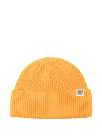 Deus Ex Machina Ribbed-knit Beanie Hat In Yellow
