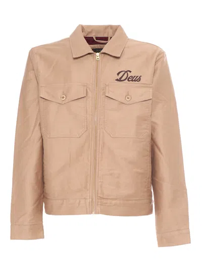 Deus Ex Machina Ride Out Work Jacket In Green