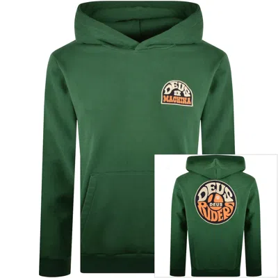 Deus Ex Machina Riders Friend Hoodie Green