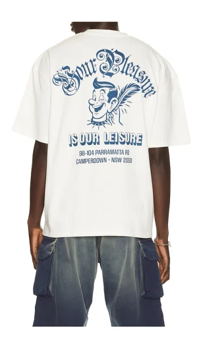 Deus Ex Machina Ruff And Smooth Tee In White
