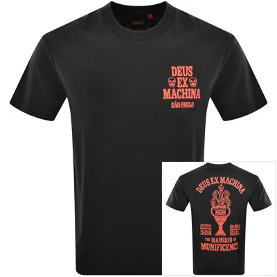 Deus Ex Machina San Paulo Ceramic T Shirt Black