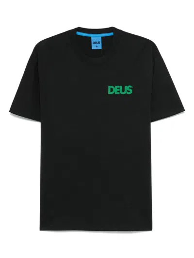 Deus Ex Machina Sao Paulo Surf Address T-shirt In Black