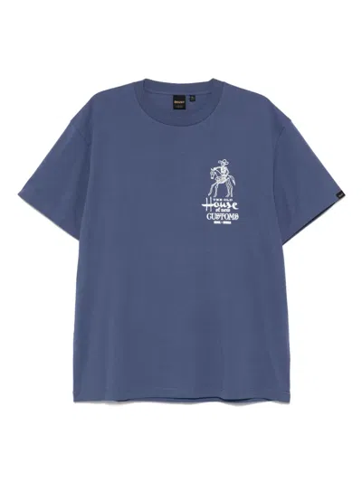 Deus Ex Machina Seoul Address T-shirt In Blue