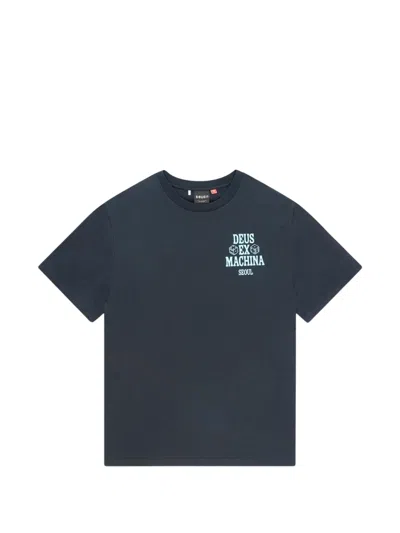 Deus Ex Machina Seoul Ceramic T-shirt In Blue