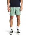 Deus Ex Machina Service Swim Short In Shale Green In Green