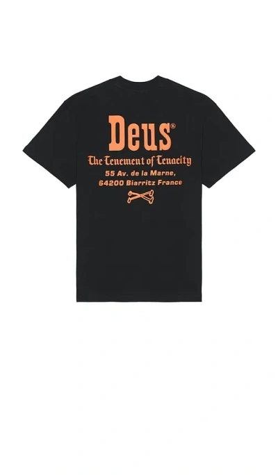 Deus Ex Machina Showdown Tee In Black
