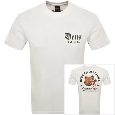 Deus Ex Machina Sourmug T Shirt Dirty White In Multi