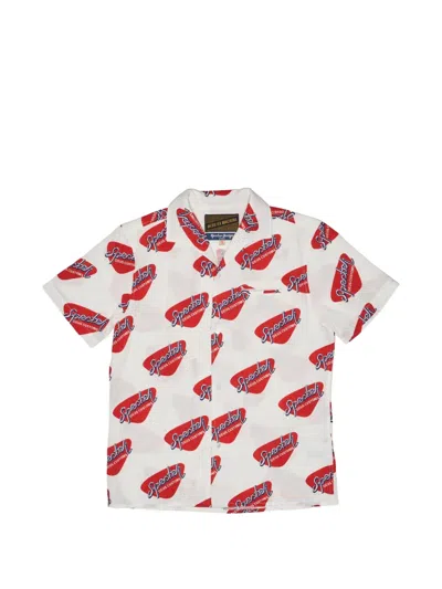 Deus Ex Machina Specter Stamp Shirt In Animal Print