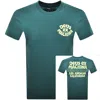 Deus Ex Machina Squeak T Shirt Green In Green