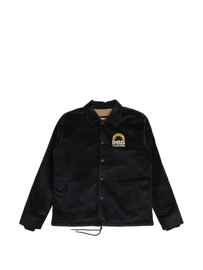 Deus Ex Machina Stokes Corduroy Jacket In Black