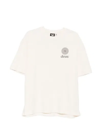 Deus Ex Machina Strata Graphic T-shirt In Neutral