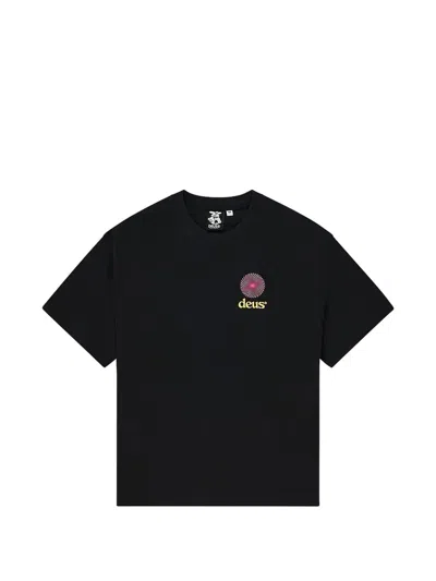 Deus Ex Machina Strata Os T-shirt In Black