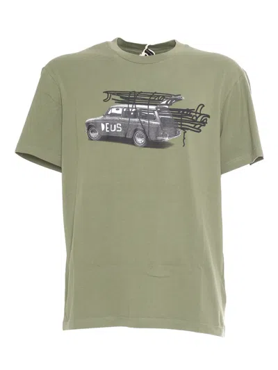 Deus Ex Machina Surwagon Tee In Green