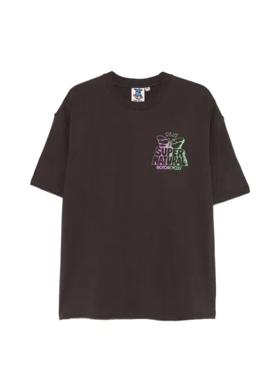 Deus Ex Machina Temple Torque Graphic-print T-shirt In Brown