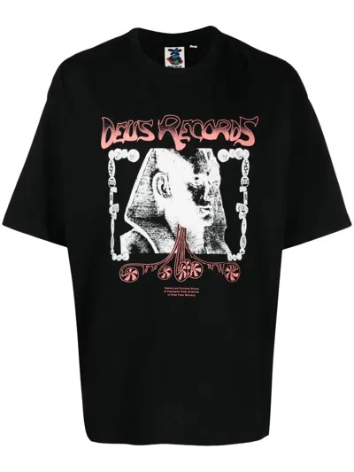 Deus Ex Machina Time Worship T-shirt In Black