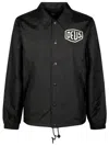 Deus Ex Machina Drawstring Jacket In Black