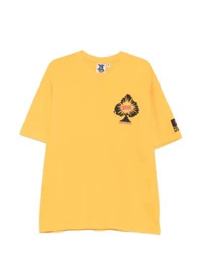 Deus Ex Machina 터펜틴 그래픽 프린트 티셔츠 In Yellow