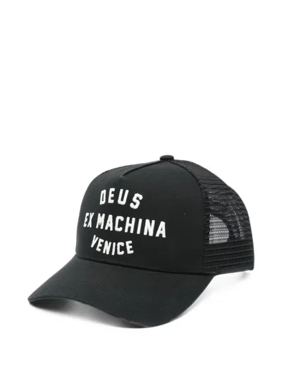 Deus Ex Machina Venice Address Trucker Cap In Black