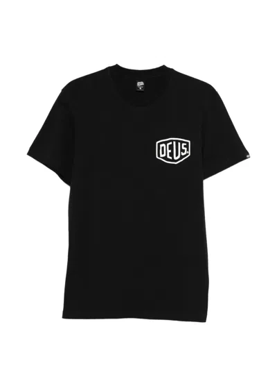 Deus Ex Machina Venice Address T-shirt In Black