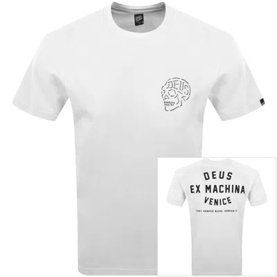 Deus Ex Machina Venice Skull T Shirt White