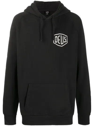 Deus Logo Sweatshirt In Black