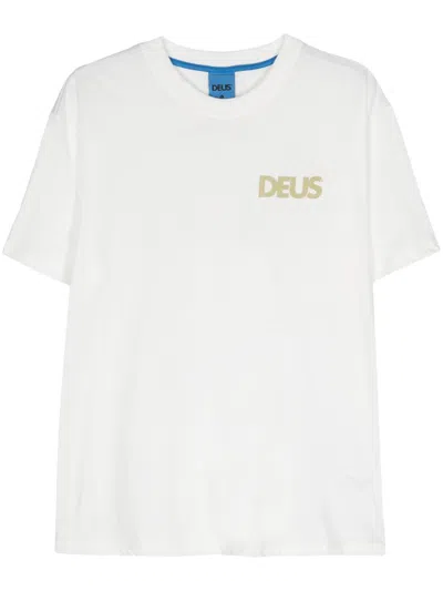 Deus Logo T-shirt In White