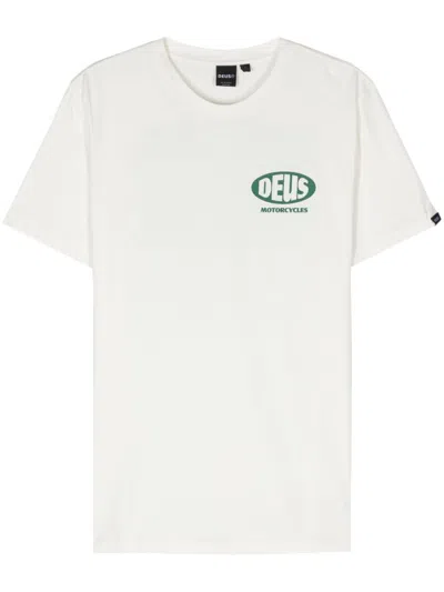 Deus Logo T-shirt In White