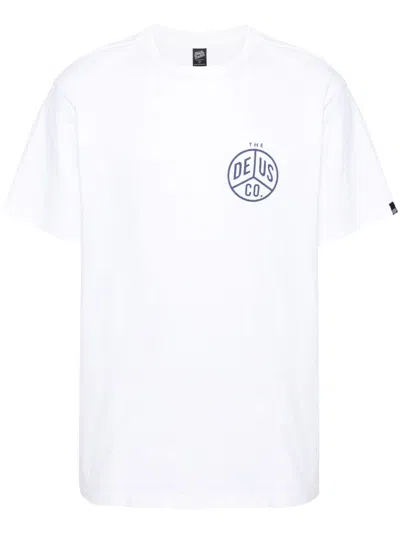 Deus Logo T-shirt In Black