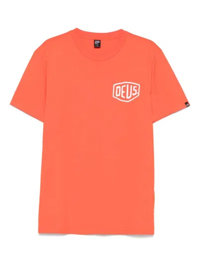 Deus Orange T-shirt Venice Address