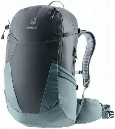 Deuter Two-tone Ventilated  Backpack With Multiple Compartments In Gray