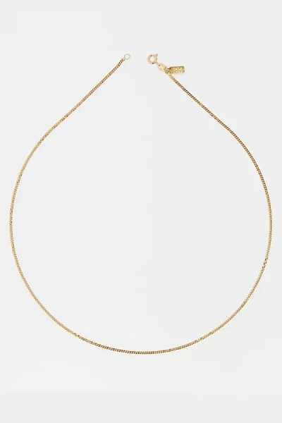 Deux Lions Jewelry Baby Cuban Chain Necklace In Gold, Men's At Urban Outfitters