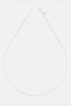 Deux Lions Jewelry Baby Cuban Chain Necklace In Silver, Men's At Urban Outfitters In Silver