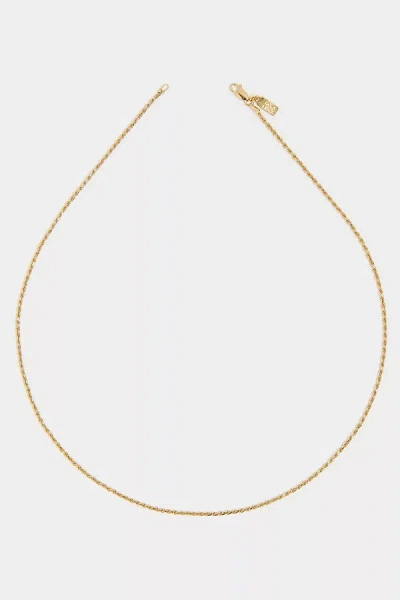 Deux Lions Jewelry Baby Eternal Link Chain In Gold