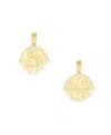 Deux Lions Jewelry Baby Girls' Zodiac Necklace In K Gold Plated - Cancer