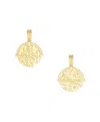 Deux Lions Jewelry Gold Baby Zodiac Necklace In K Gold Vermeil - Aquarius