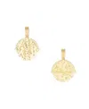 Deux Lions Jewelry Gold Baby Zodiac Necklace In K Gold Vermeil - Taurus
