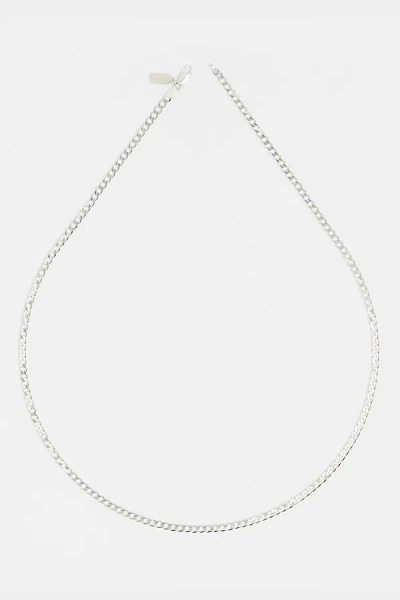 Deux Lions Jewelry Cuban Chain Necklace In Silver, Men's At Urban Outfitters